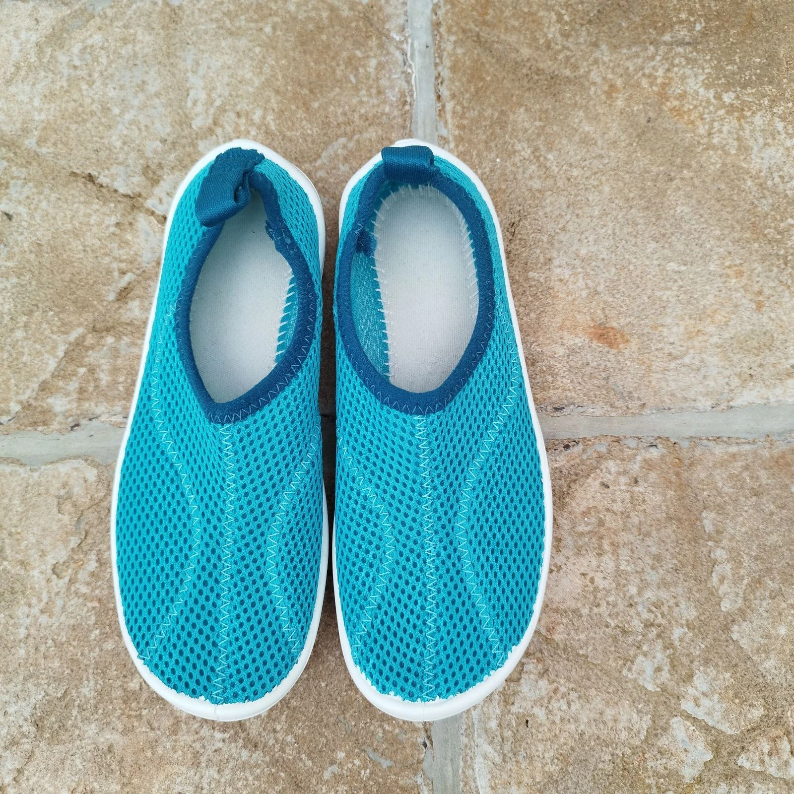 Chaussures aquatiques, Aquashoes turquoise de Decathlon